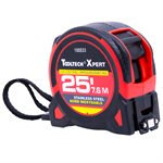 Stainless steel Tape Measure 25ft (7.5m) x 1in Metric / Imperial Double Sided