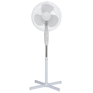 Oscillating Pedestal Fan 3-Speed Adjust Height 16in