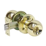Door Lock Knob Polished Brass