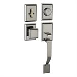 Dummy Door Lock Grip Square Satin Nickel