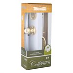 Dummy Door Lock Grip Teardrop Polished Brass