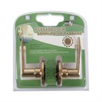 Door Lock Lever Passage Polished Brass