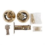 Deadbolt Double Cylinder Polished Brass