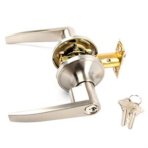 Door Lock Lever Entry Stainless Steel