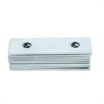 10PK Mending Plate 2in Zinc Plated