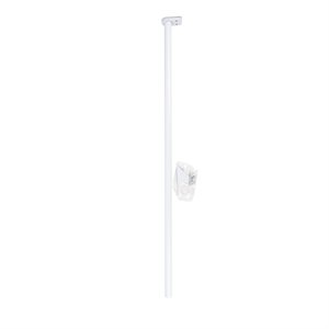 Closet Rod Adjustable 36in To 72in White