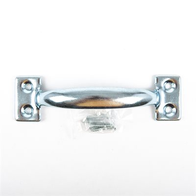 Door Pull Handle 6½in Zinc Plated Steel