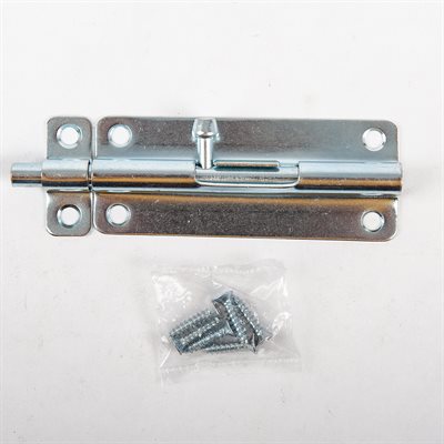 Light Type Door Bolt Steel 5in [Zp] 1PC / Bag with UPC Label