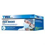 50PC Disposable Face Masks 3-Ply Light Blue