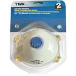 2PK Dust Mask With Valve 3-Ply