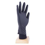 50Pk Latex Free Disposable Nitrile Gloves 8 Mil Black (M)