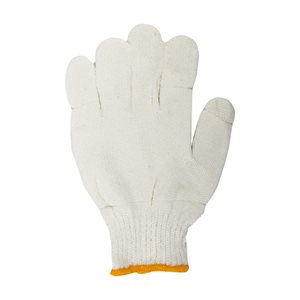 1dz. Knitted Nylon Gloves White (M)