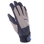 1 Pair Boxer Gloves Gray / Black With PU Palm (OSFA)