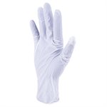 100Pk Premium Quality Disposable Latex Gloves White (L)