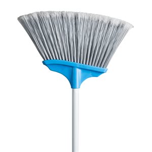 Vortex Angle Broom Stiff Sweep 12in with 48in Handle