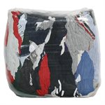 Recycled T-Shirt Cloth Rags 25lb Multicoloured