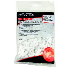 Tile Spacers 6mm (1 / 4in) 200PC
