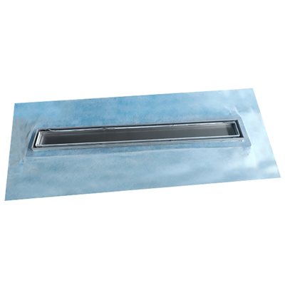 Waterproof Linear Shower Drain Tile-In With Flange 36in x 5 5 / 16in x 3 1 / 8in Stainless Steel