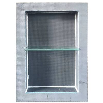 XPS Foam Shower Niche With 1-Glass Shelf 12in x 3.5in x 20in