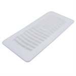 Registre De Plancher En Plastique 4po x 10po Blanc