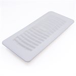 Floor Register Plastic 4 x 10in White