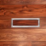 Floor Register Steel 4 x 10in White Flush Mount