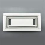 Floor Register Steel 4in x 10in Drop-in White