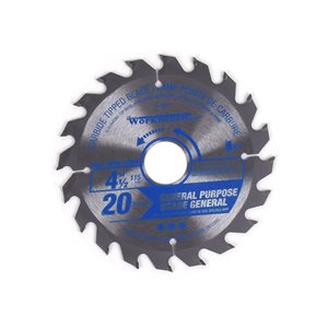 Saw Blade Ripping & Framing 4½in (115mm) 20T 12000RPM Multi Purpose