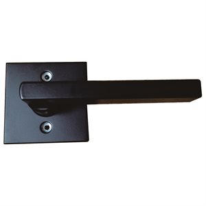 Door Lock Lever Dummy Square Matte Black