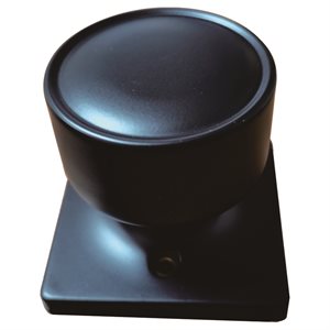 Door Lock Knob Dummy Cove Matte Black