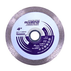 Diamond Saw Blade 4in Thin Continuous Rim