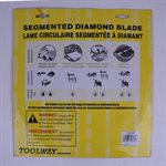 Diamond Saw Blade 14in 24T Sintered Segmented