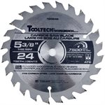 Wood Saw Blade 5-3 / 8in x 24T