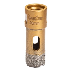 Diamond Core Hole Saw Bit 13 / 16in (20mm) Thread 5 / 8-11