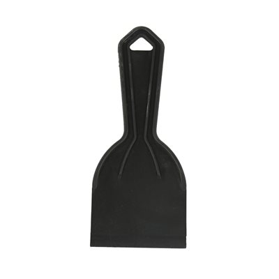 Putty Knife Spreader 3in Straight Plastic Black