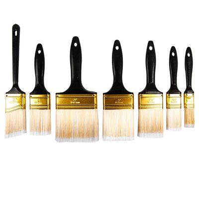 7PC Professional Synthetic Paint Brushes Set (1", 1½", 2", 2", 2½")