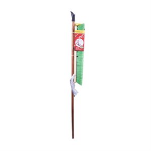 Push Broom 24in Indoor / Outdoor With Brace Hard & Soft Bristle