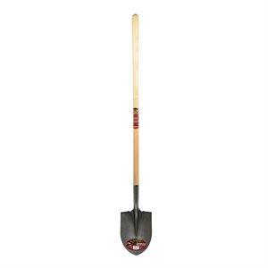 Shovel Round Point 58in x 8-1 / 2in Blade Wood L-Handle