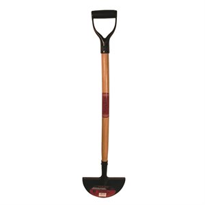 Lawn Edger Half Moon With Foot Step 32-1 / 2in Wood D-Handle