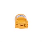 Electrical Grounding Plug Male 15A-125V 3-Wire Vinyl Yellow