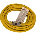 Extension Cord Outdoor SJTW 14 / 3 Single Tap Yellow 50ft