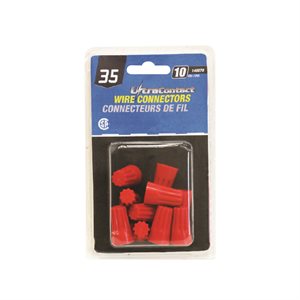 10PK Twist On Wire Connector #35 (L) Red