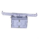 Gangable Electrical Device Box w / Clamps & Bracket 3in x 2in