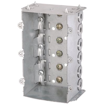 Electrical Box 3-Gang 3in x 5-1 / 2in x 2-1 / 2in Galvanized