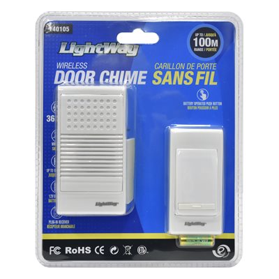 Door Chime With Wireless Remote Touch Button Plug In