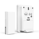 Door Chime Battery Operated With Wireless Remote White