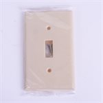 Toggle Switch Wall Plate 1-Gang Ivory