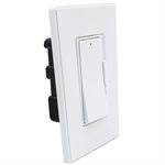 Decora Rocker Switch And Slide Dimmer 3-Way 1 Pole White