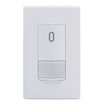 Interrupteur Decora avec Détecteur de Présence LED / CFL / Incandescent 1 Pôle Blanc