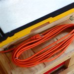 Extension Cord Indoor SJTW 16 / 3 3-Tap 10ft Orange
